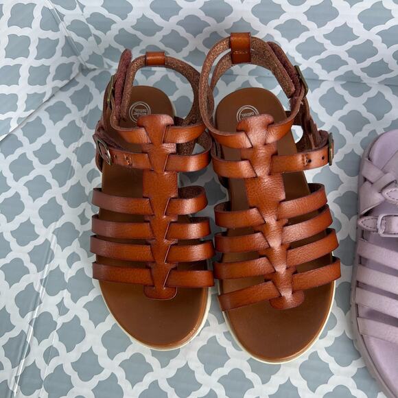 Wonder Nation Set of 2 Gladiator Sandals Size 11 Toddler Pre-Loved - Picture 2 of 9